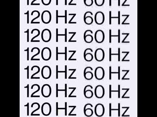 120hz vs 60hz наглядно