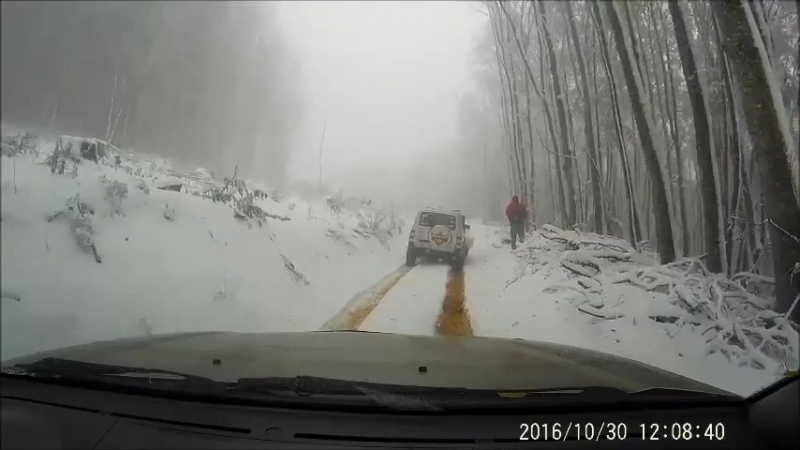 Ручник полезная вещь а ещё лучше камень под колесо