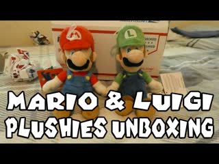 Little buddy mario & luigi plushies unboxing