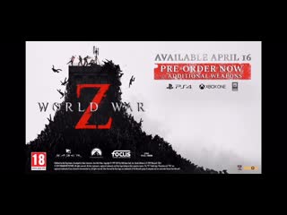 World war z zombie are comming trailer