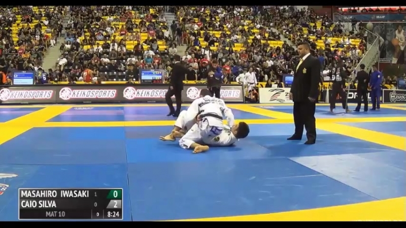 Black belts masahiro iwasaki vs caio silva #ibjjfworld16