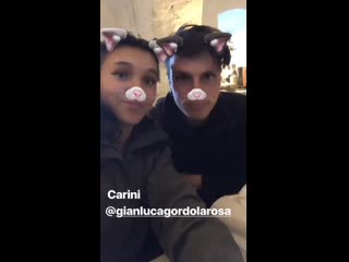 Синнёве на съемочной площадке «медичи»