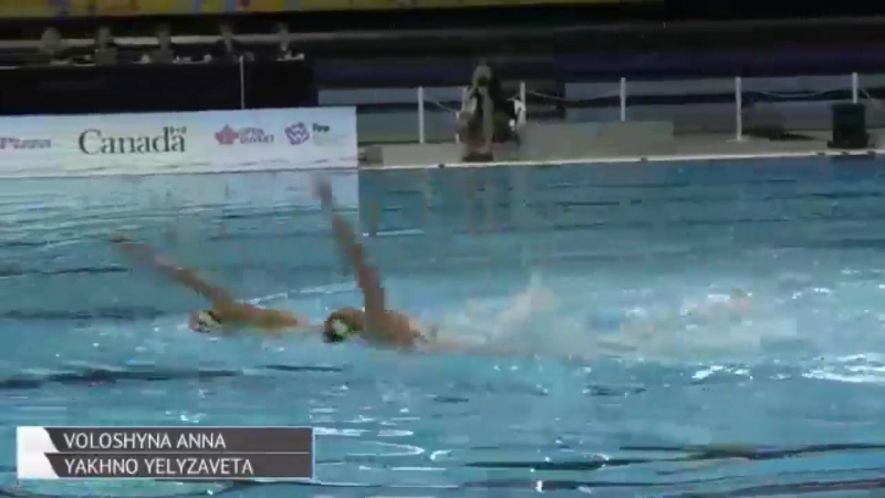 Патриотичное выступление украинских синхронисток, которое принесло золото