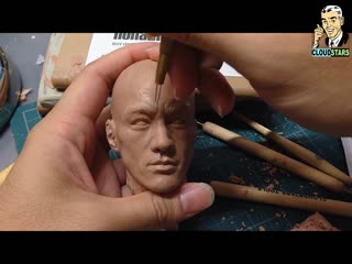 How to sculpt hyperrealistic bruce lee part 6 further facial refinement