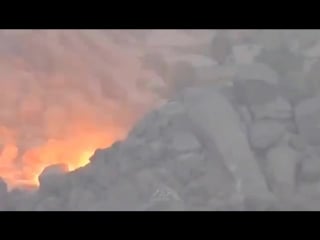 Saudi forces atgm strike on houthi vehicle in saada