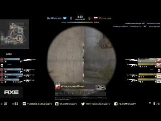 Hellraisers vs virtus pro, asus rog winter map 1 inferno