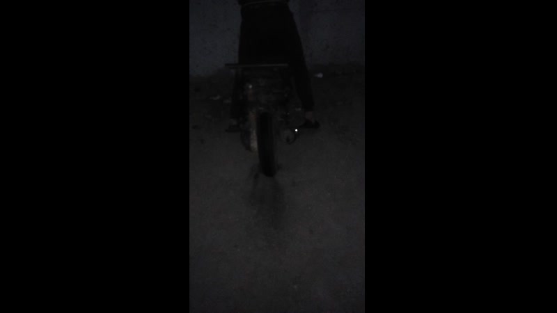 Бернаут на скутере