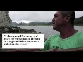 16th century mexican church re emerges from underwater