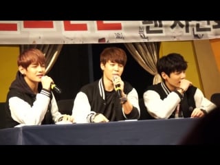 Fancam 131030 jungkook v jimin yongsan fansign