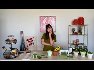 Zooey deschanel embraces her crafty side with cricut 2020