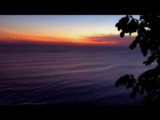 Sunset on the uluwatu