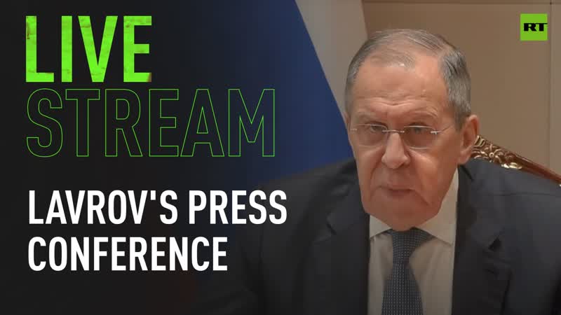 Lavrov speaks to media after cis ministerial meeting in samarkand