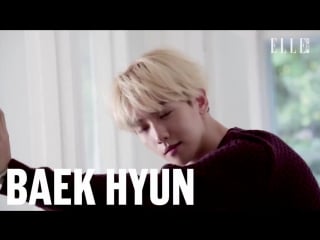 [video] 151021 baekhyun @ elle magazine november 2015 issue spotlight 'ㅅ'