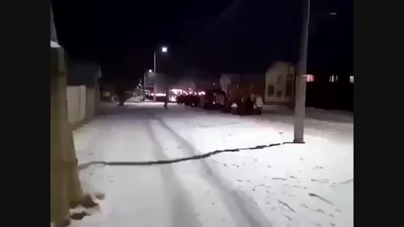 Якутия, факельное шествие в честь столетия комсомола