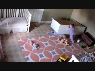 Little boy saves his baby brother after dresser collapses on him