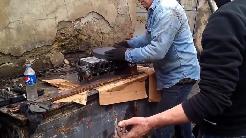 Шлифоа голои двигателя, мастер класс