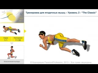 Sls passion4profession тренироа для ягодичных мышц уровень 2 the classic
