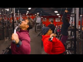 Juan morel & sadik hadzovic train delts & back