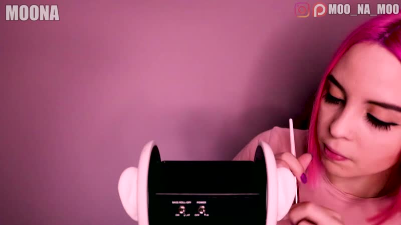 [moona] асмр/asmr♡brushing 3dio♡/кисточки для сладкого сна♡