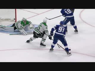 Steven stamkos sends andrew cogliano flying with wicked deke