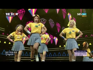 150929 dia (다이아) somehow (왠지) @ 더쇼 the show