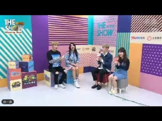 160920 the show warm up redvelvet wendy singing sunday afternoon