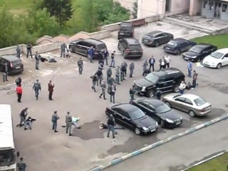 Чеченские студенты попытались отбить своих земляков у омона