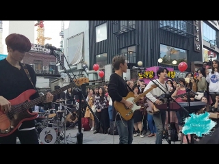 180928 [hongdae busking] the rose candy (cut)