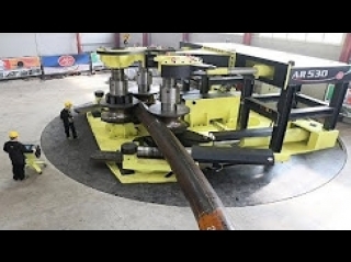 Amazing technology magic large bending machines work, porn equipment tube bender easy