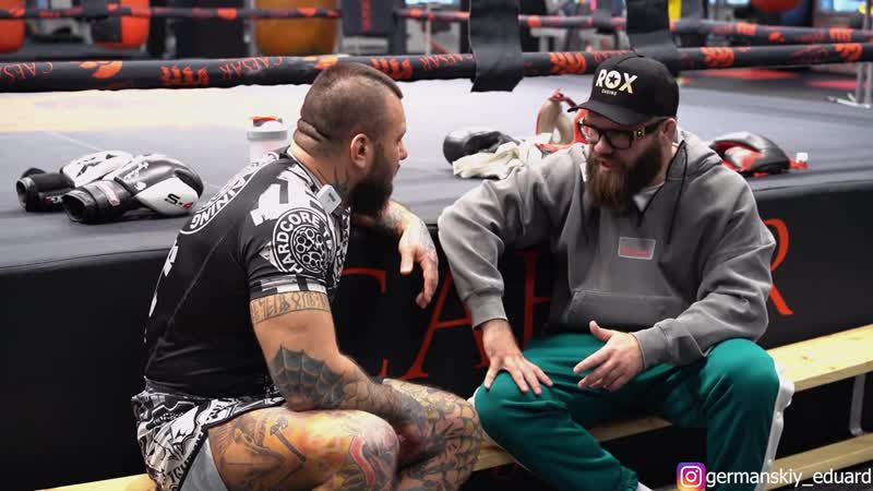 [эдуард германский] заключительные спарринги акаба перед боем с марифом интервью с тренером и наставником