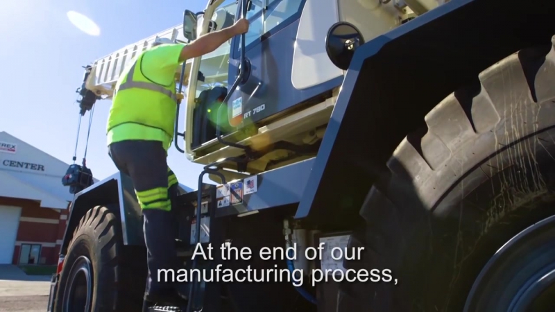 Terex cranes oklahoma city factory tourterex cranes154