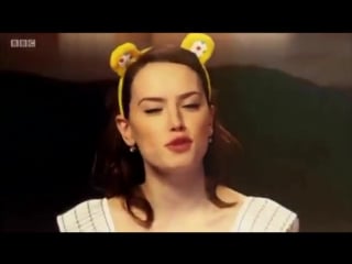 Daisy ridley para a campanha da bbc
