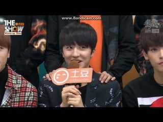 [part 2] 161025 sf9 interview on the show warm up time