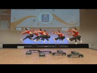 Fisaf fitness & sports aerobics european championships 2017 fin adult grande step
