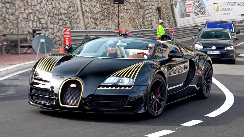 Supercars in monaco 2022 ( veyron black bess, 918 spyder, dallara stradale, huracan sto )