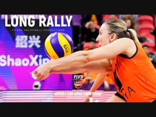 Volleyball long rally (eczacibasi vs praia clube) womens club world championships 2018