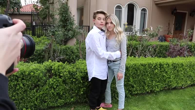 Recreating viral tiktok couple photos w/ coco quinn **kiss challenge 💋| gavin magnus