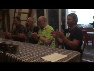 So what do sea shanty singers do when their glasses are empty?