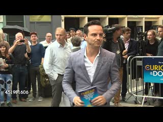 Andrew scott, charlotte riley, reece shearsmith at the curious incident of the dog in the night time opening night