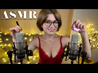 Asmr new mic rode nt1 a triggers for relaxation, spoolie nibbling, brushing, mouth sounds ✨