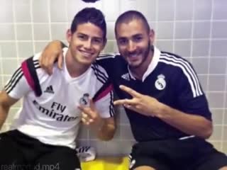 James rodriguez & karim benzema vine