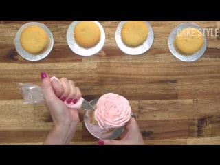 Buttercream rose mini cakes! cake style