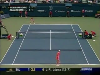 Toronto 2005 sf justine henin hardenne vs amelie mauresmo