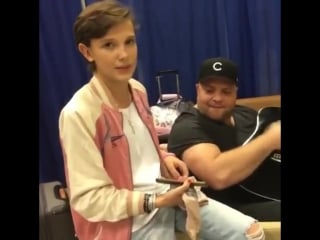 Millie bobby brown and drew powell #accc