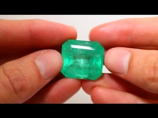 Big museum piece carats astounding rare natural colombian emerald cut