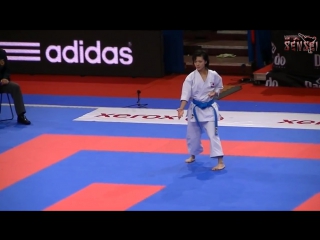 Rika usami kata chatanyara kushanku final 21st wkf world karate championships paris bercy 2012