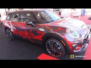 2018 mini cooper s clubman all4 exterior and interior walkaround 2017 sema las vegas