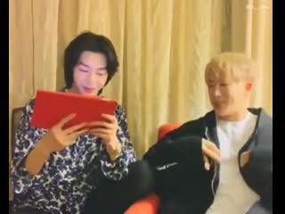 [190811] wonho joking around @ vlive