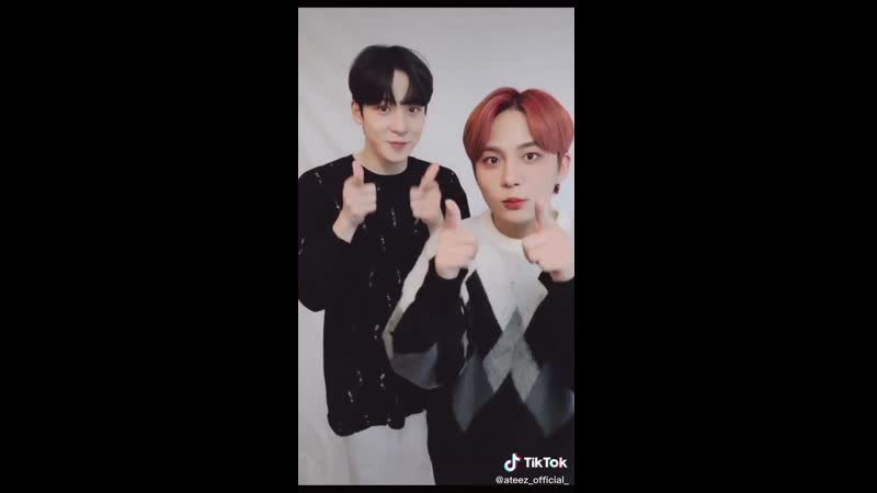 Ateez tiktok 210120 yunho & jongho