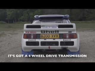 Rare and reinvigorated 600bhp works #ford #rs200